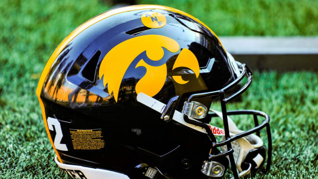 iowa football helmet